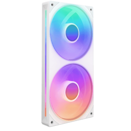 Ventoinha NZXT F240 RGB Core RF-U24HF-W1 (Plástico, borracha - RGB multicolorida - Branco)