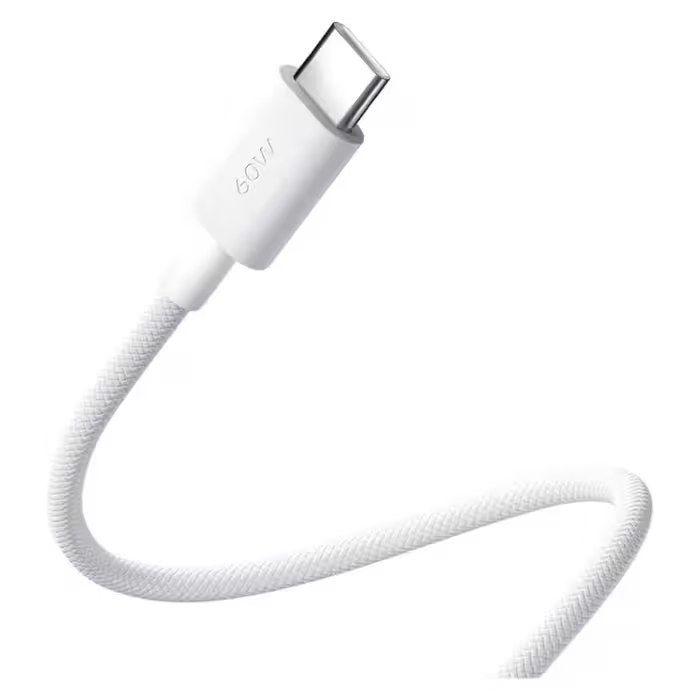 Cabo USB-C XIAOMI 3A Braided BHR0878GL (1 metro - USB C - Branco) — miniatura 2