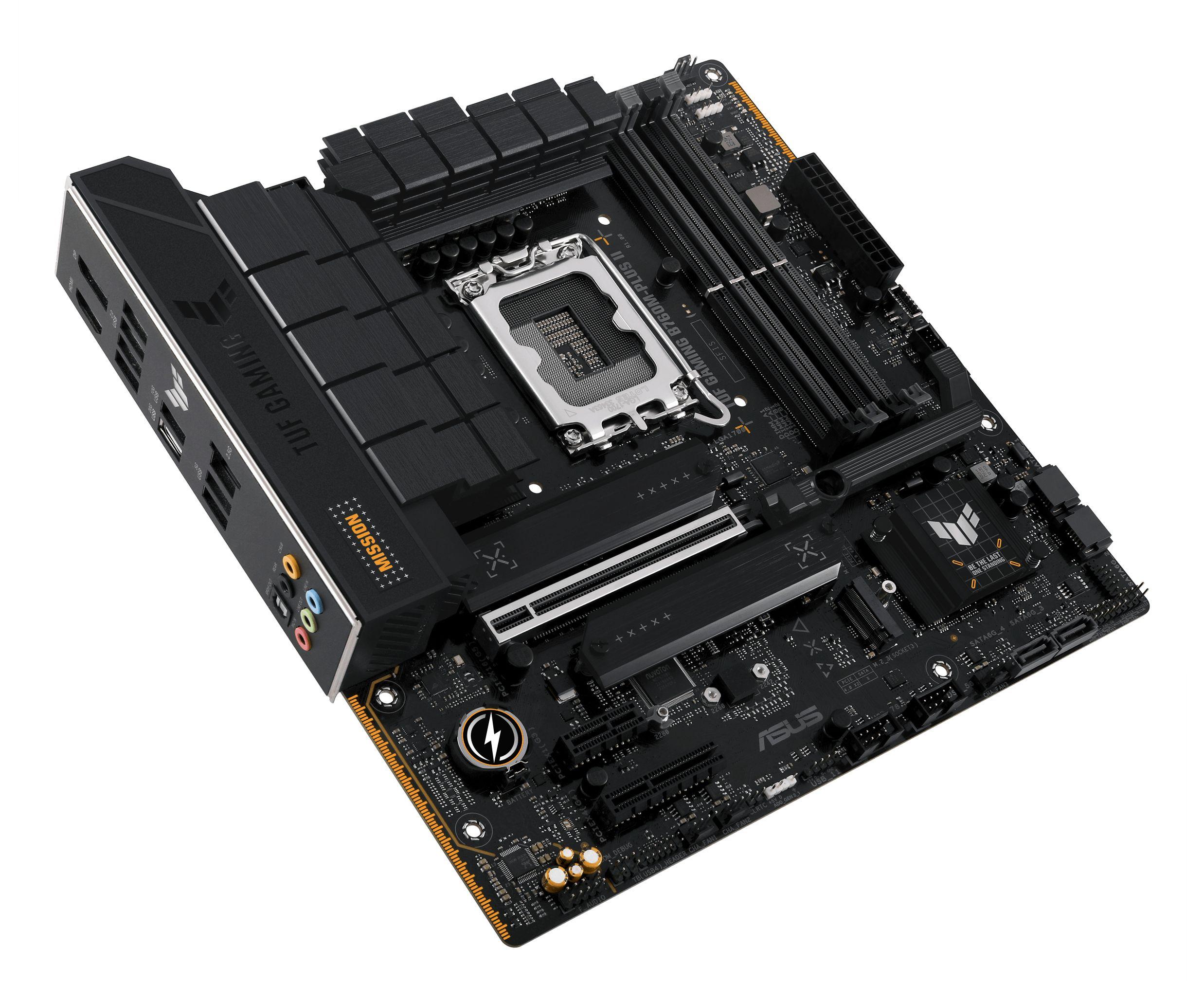 Motherboard ASUS TUF GAMING B760M-PLUS II (LGA 1700 - micro ATX - Duplo canal), miniatura 4