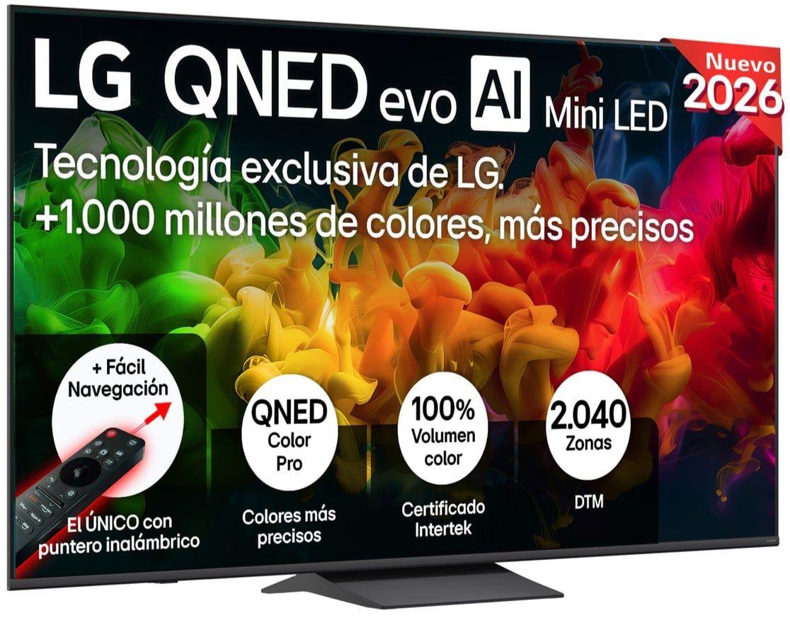 Televisão LG TV 75QNED81B6A (75" - 4K QNED Mini-LED - Preto), miniatura 2