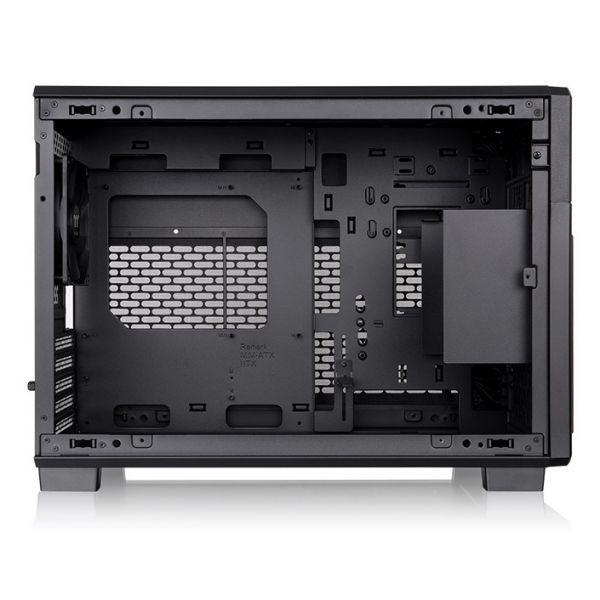 Caixa PC THERMALTAKE TR200 WS (Mini-ITX, micro ATX - PS2 - 2.5" - Preto) — miniatura 2