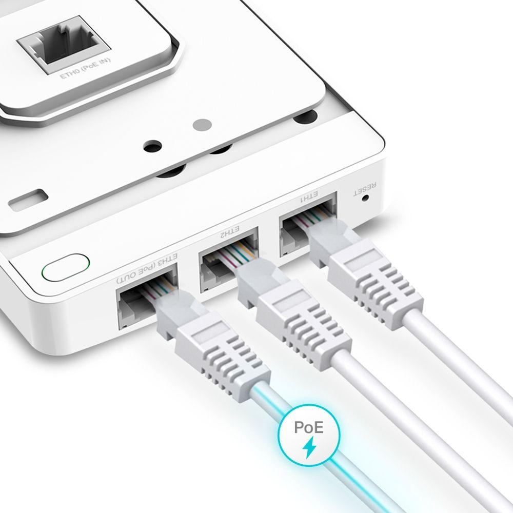 Ponto de Acesso TP-LINK OMADA EAP615-WALL (1774 Mbit/s - 10/100/1000Base-T - Parede - Branco) — miniatura 2