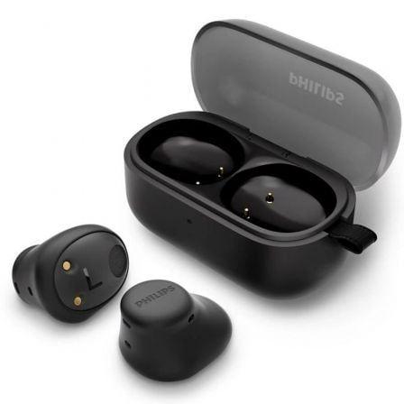 Auscultadores PHILIPS TAT2149BK (Auscultadores True Wireless - Bluetooth - 10 mm - Preto)