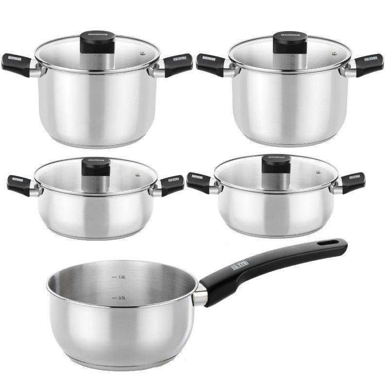Bateria de Cozinha MONIX Elite M240002 (Acero inoxidable - Ø14 cm, Ø20 cm e Ø24 cm)