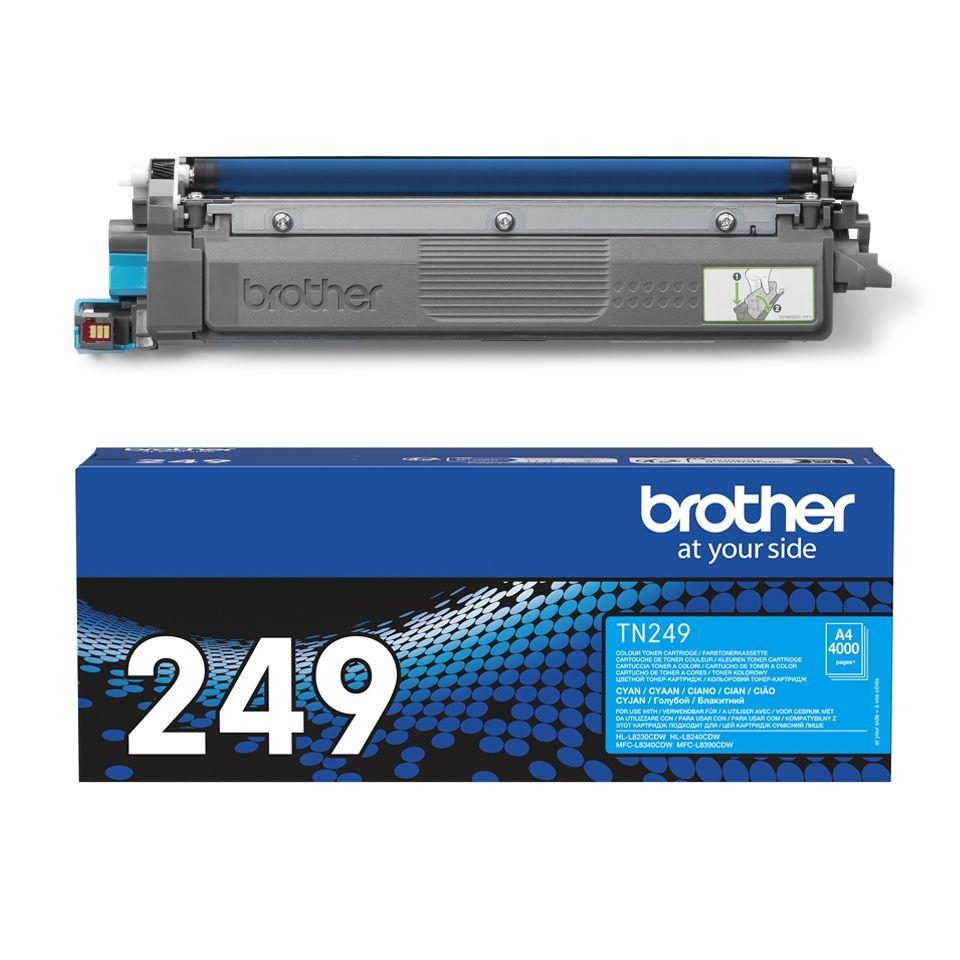Toner BROTHER TN-249C (4000 páginas - Ciano), miniatura 4