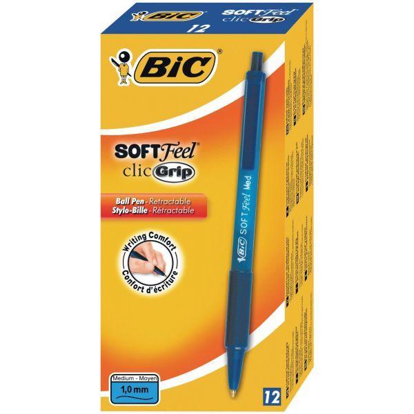 Caneta Esferográfica Retrátil BIC Soft Feel (Azul), miniatura 2