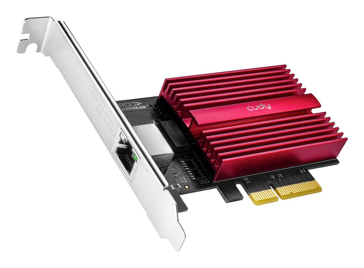 Placa de Rede PCIe CUDY PE10G (PCI Express - 10000 Mbit/s - Vermelho), miniatura 2