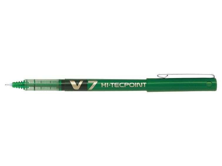 Caneta Rollerball de Tinta Líquida PILOT V7 Hi-Tecpoint (Verde)