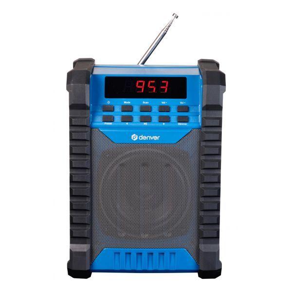 Rádio de Estaleiro DENVER WRB-60 (10 W RMS - Azul e Cinzento)