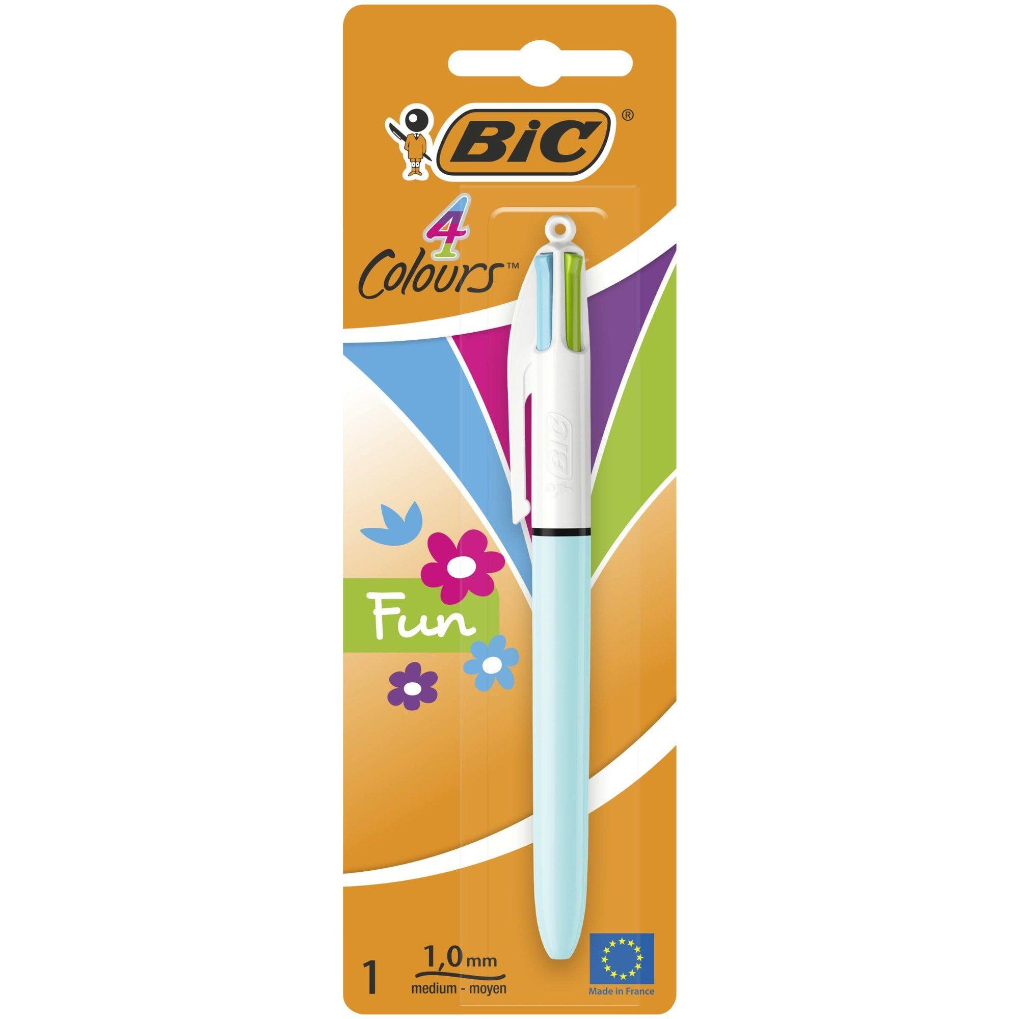 Caneta Esferográfica BIC 4 Colours Velours (Retrátil - Ponta Média 1,0 mm - 4 Cores) — miniatura 2