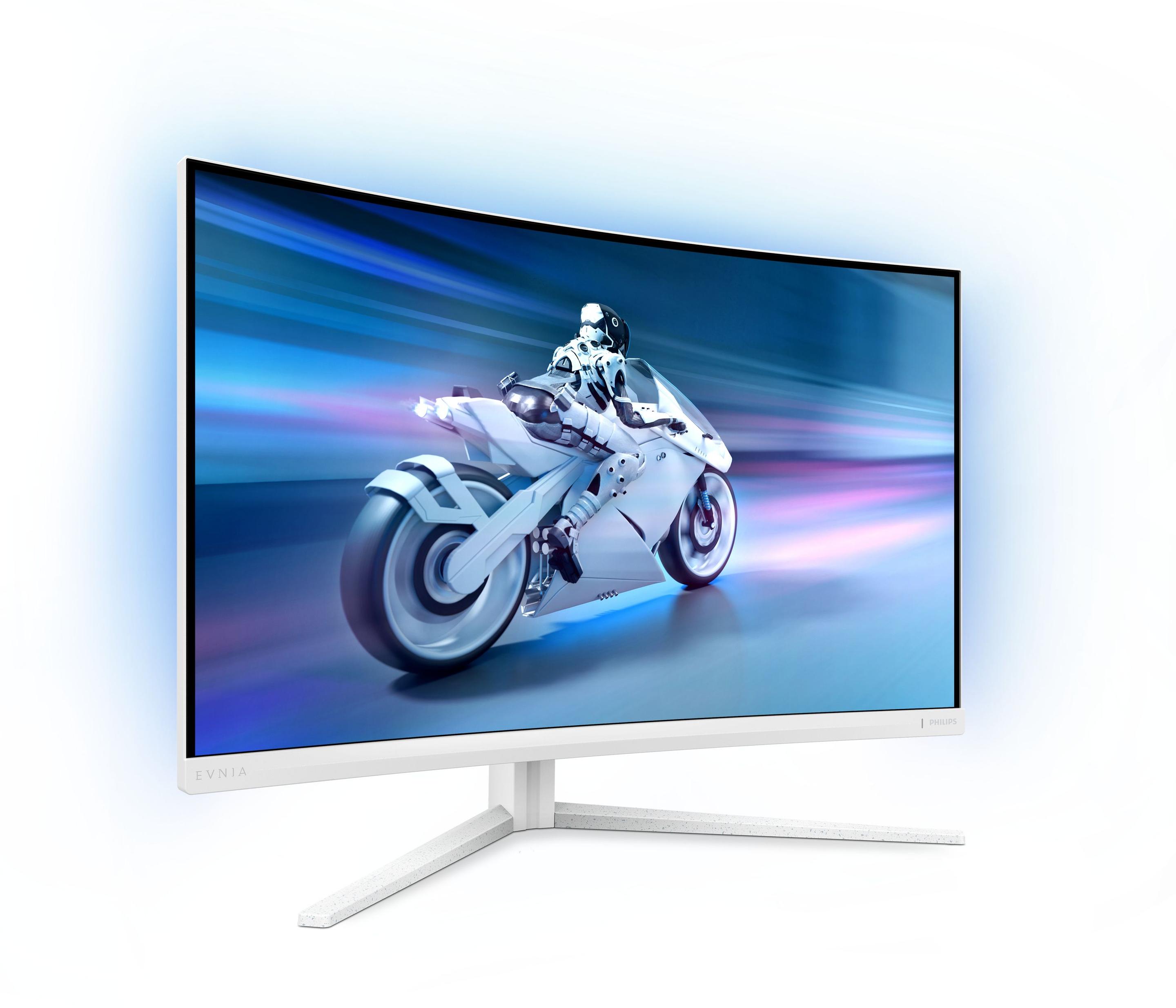 Monitor PHILIPS Evnia 32M2C5501/00 (31,5" - Fast VA - 180 Hz - Branco) — miniatura 9