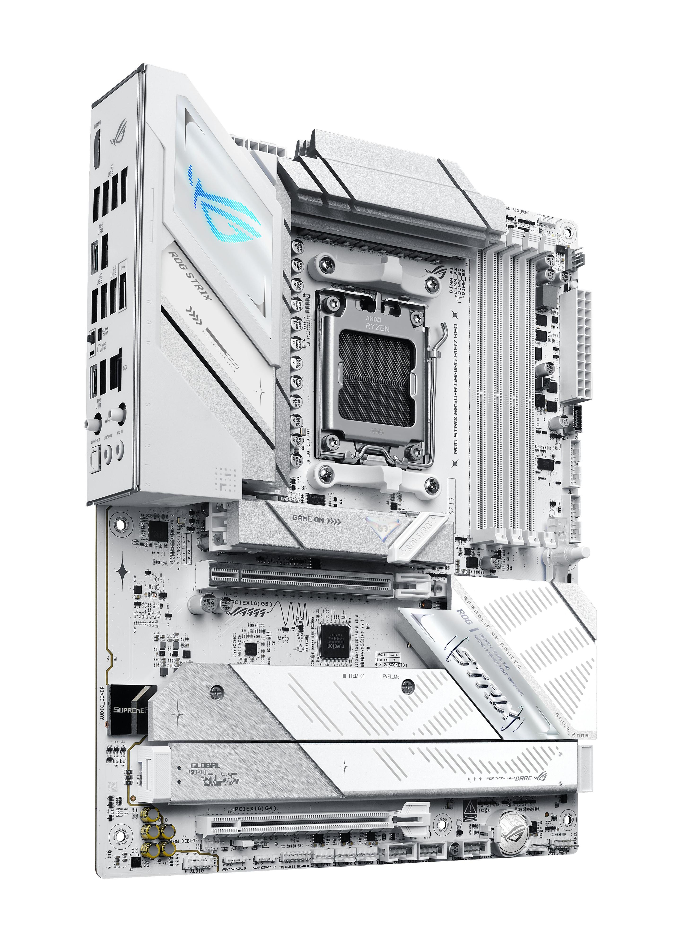 Motherboard ASUS ROG STRIX B850-A GAMING WIFI7 NEO (AM5 - ATX - Duplo canal - Branco), miniatura 2
