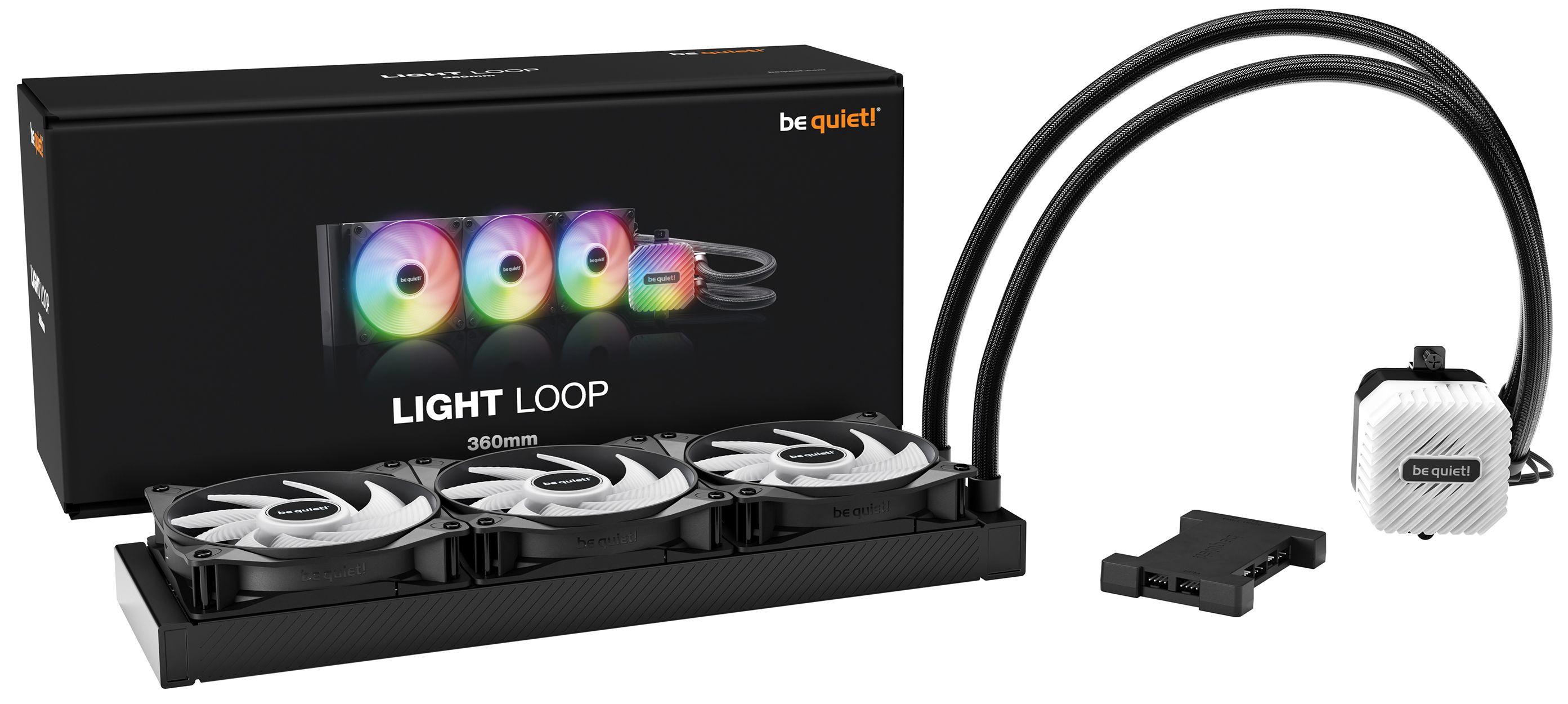 Refrigeração Líquida Tudo-em-Um BE QUIET Light Loop 360 LX (120 mm - 3 ventoinhas - 2100 RPM - Preto), miniatura 4
