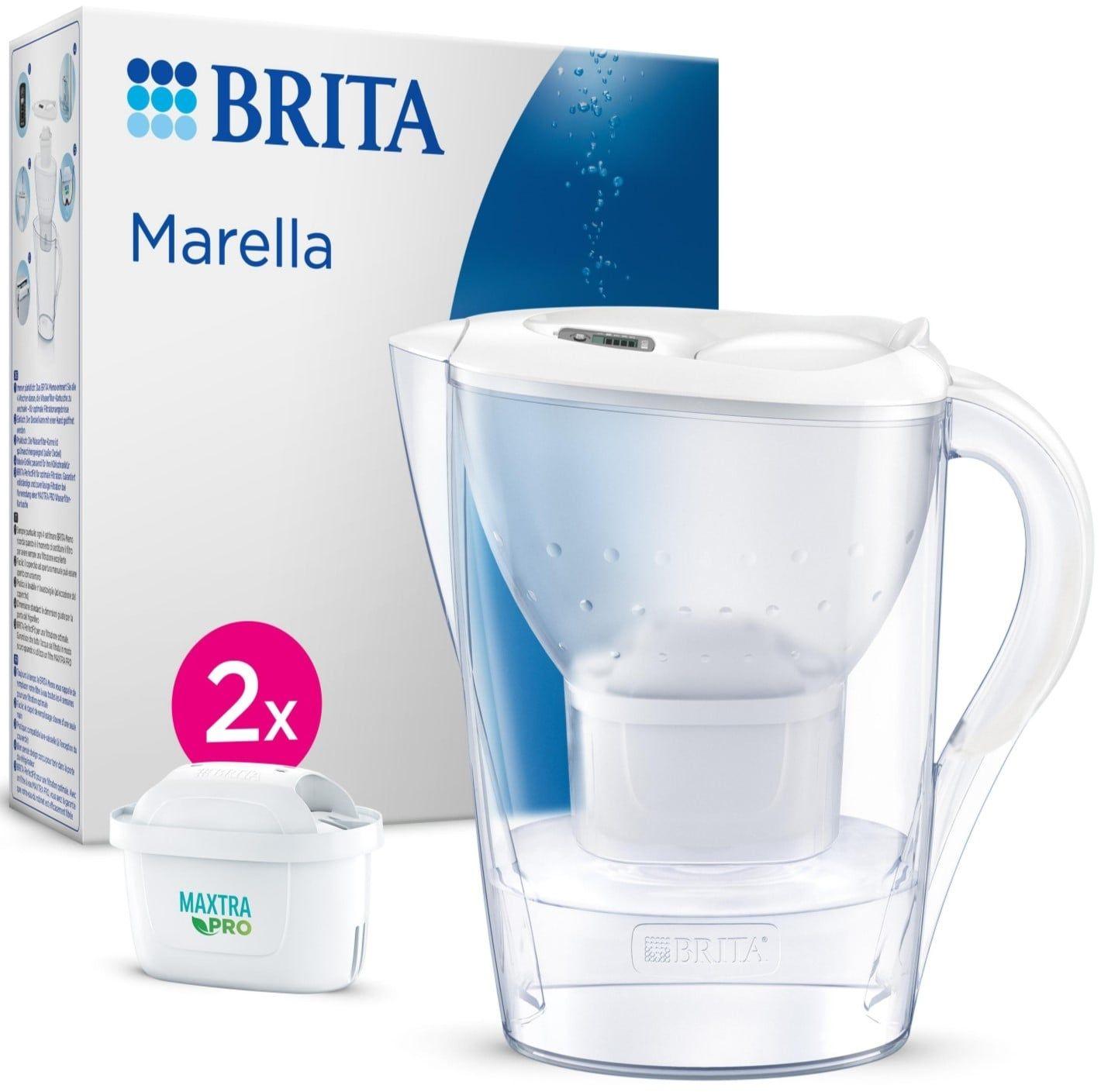 Jarro de Água Filtrante BRITA Marella (Branco/Transparente)
