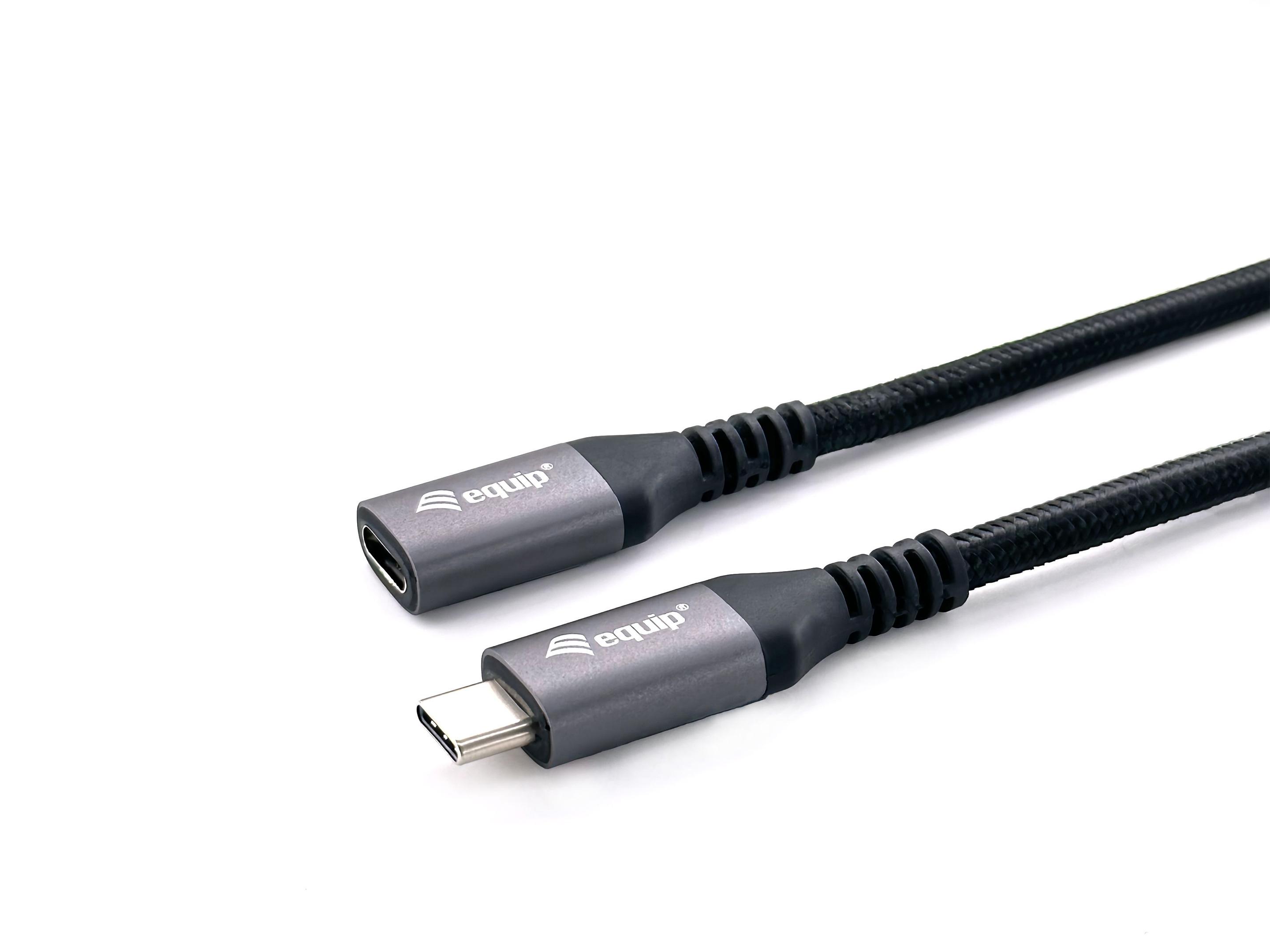 Cabo de Extensão USB-C EQUIP 128371 (1 m - USB C - Preto) — miniatura 2