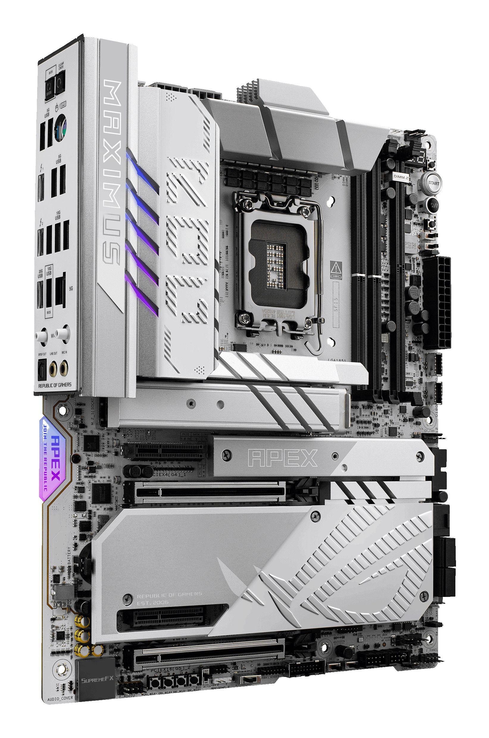 Motherboard ASUS ROG Maximus Z890 Apex (LGA 1851 (Socket V1) - Intel Core Ultra - ATX - Alumínio) — miniatura 9