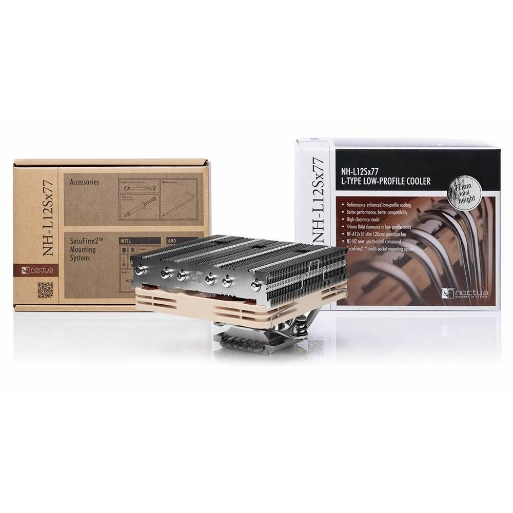 Cooler CPU NOCTUA NH-L12Sx77 (Alumínio, Cobre, Níquel - 1,56 W - Bege e Níquel) — miniatura 3