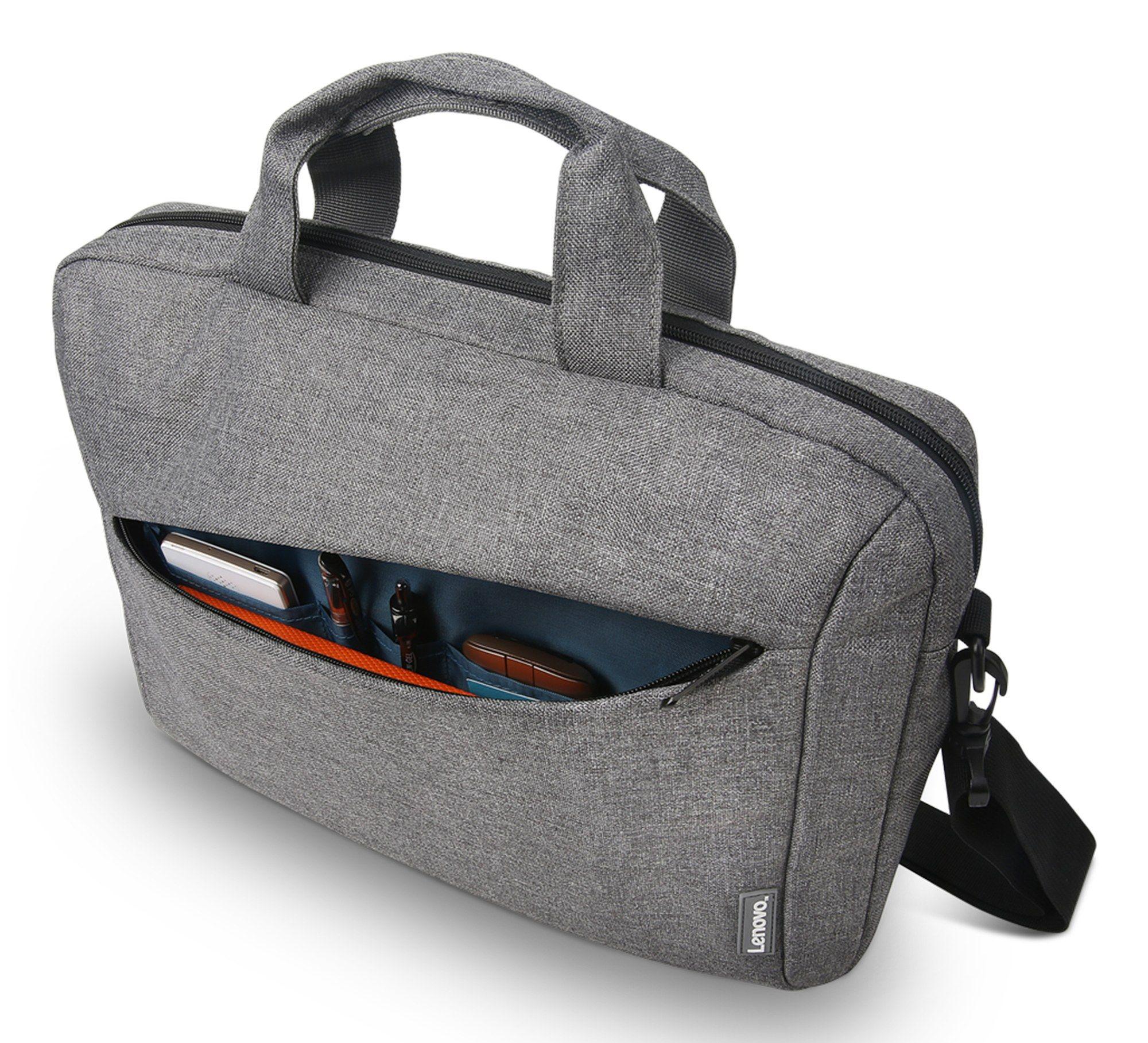 Mala para Portátil LENOVO Casual Toploader T210 (Tecido, poliéster - 39,6 cm - Altura 27,5 cm - Cinzento) — miniatura 4