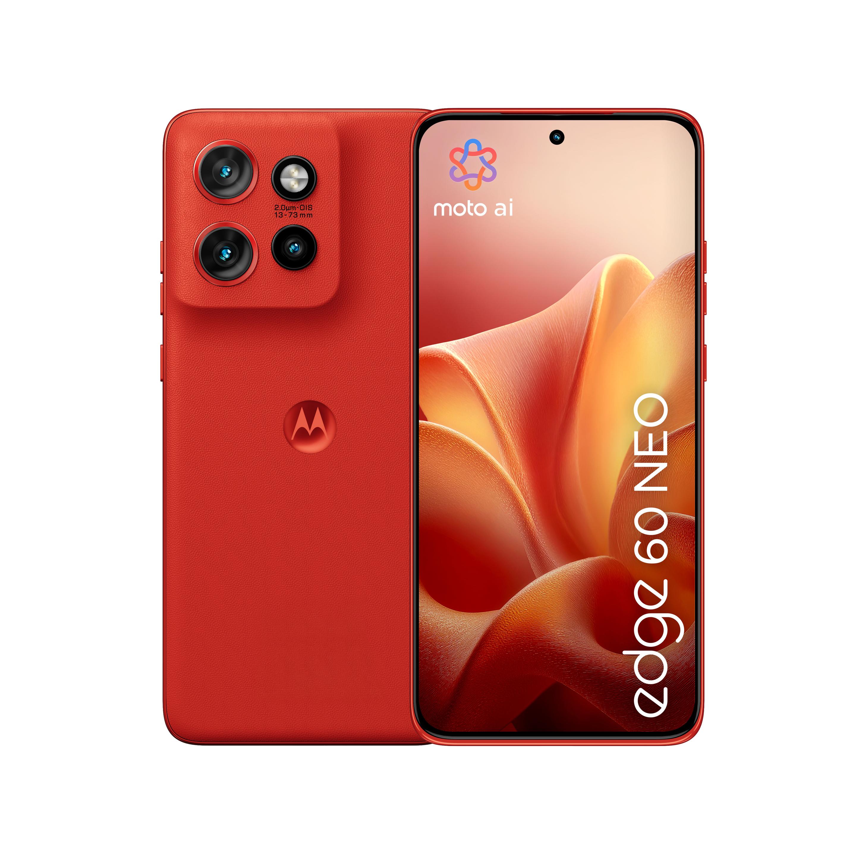 Smartphone MOTOROLA edge 60 Neo 5G (8GB/256GB - 6,36" - PANTONE Poinciana)