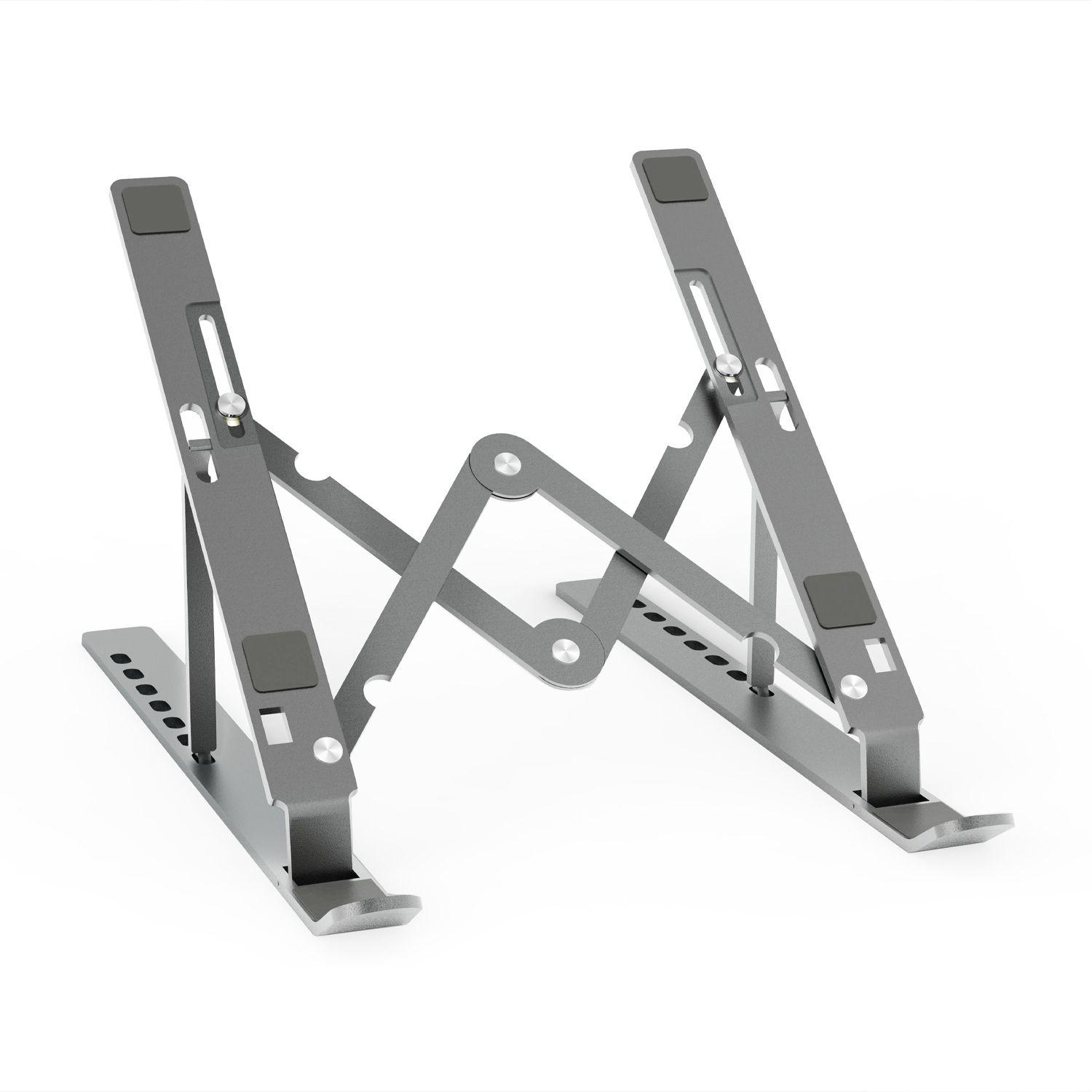 Suporte de Secretária para Portátil e Tablet AISENS LPS3M-179 (38,1 cm - Cinzento)