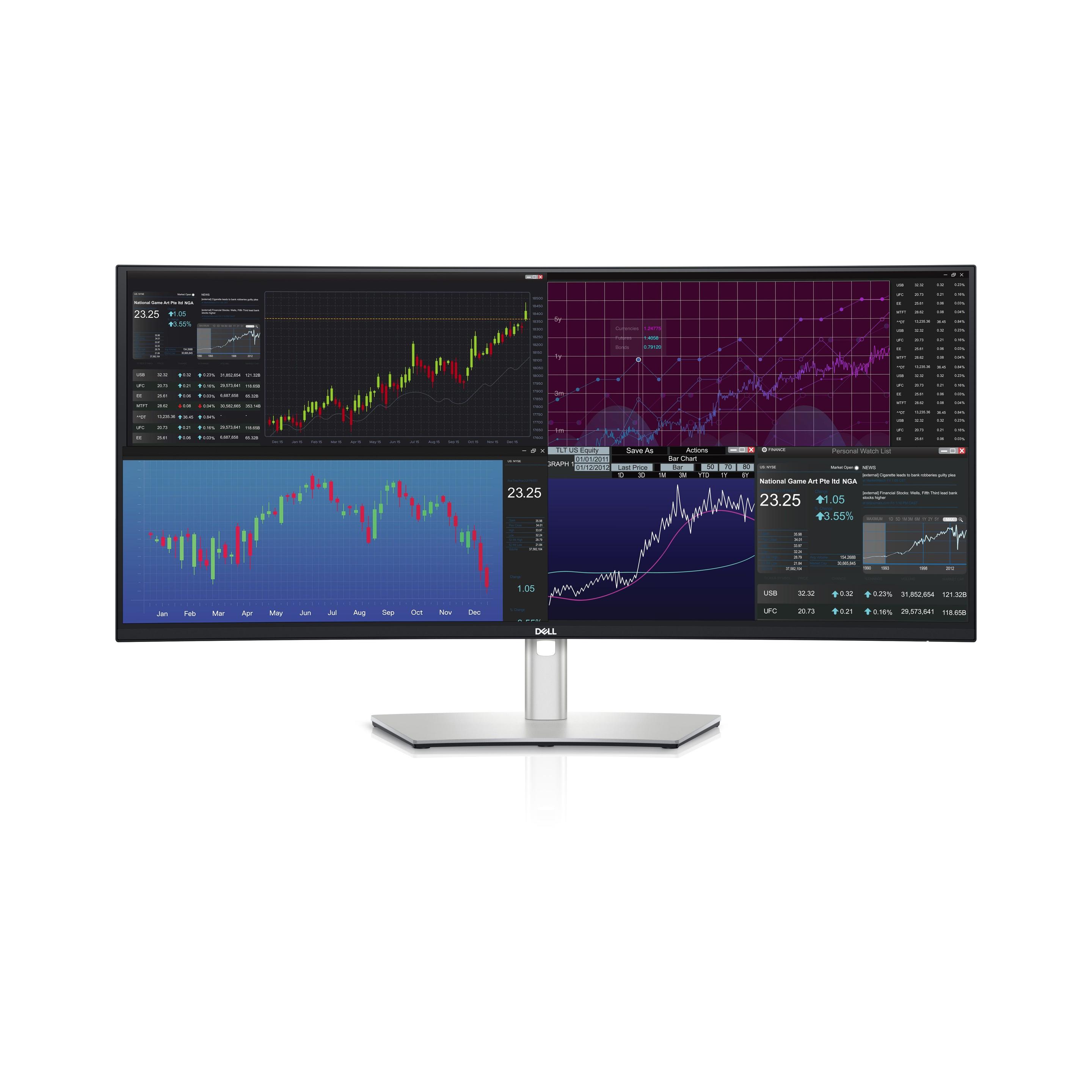 Monitor DELL UltraSharp U3824DW (37,5" - IPS - 60 Hz - Preto e Prateado) — miniatura 2