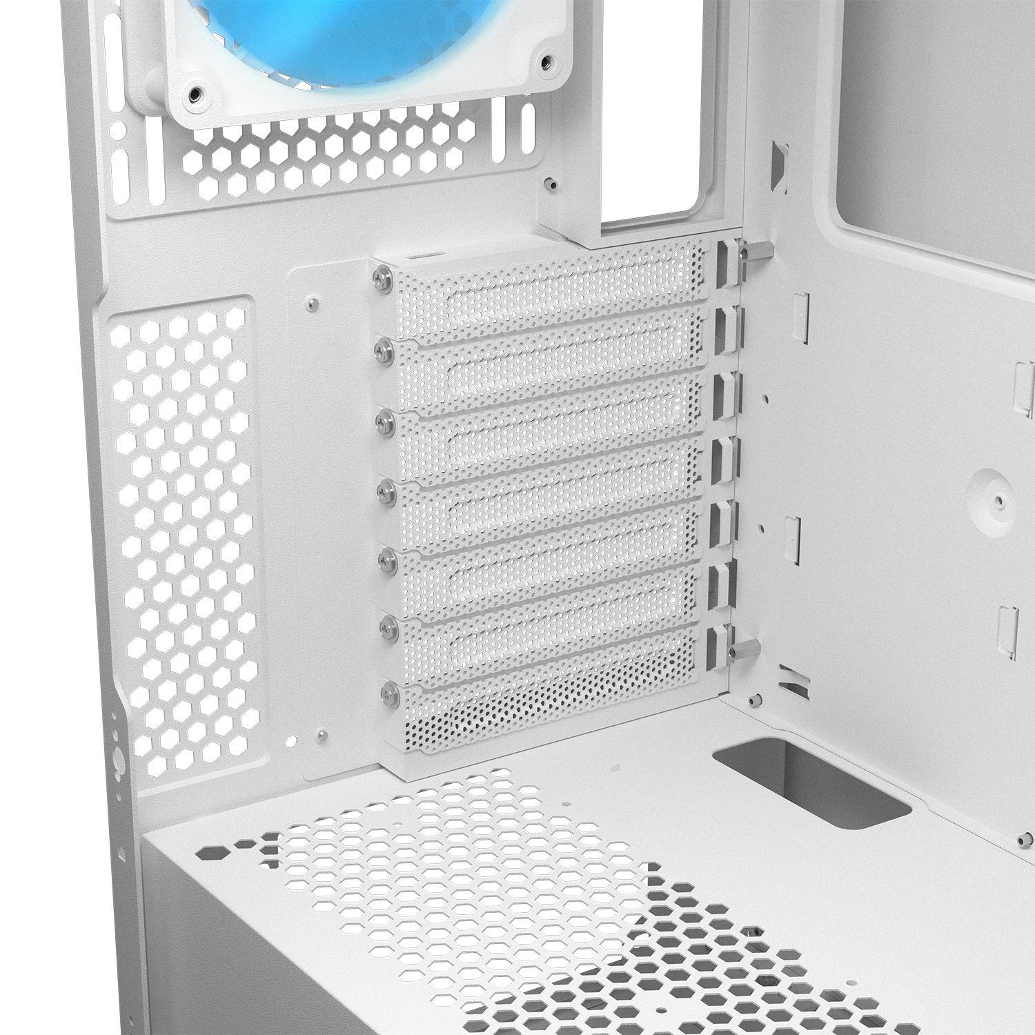 Caixa PC COUGAR Airface FLO RGB CGR-5YA6W-RGB (Midi Tower - 190 mm - 390 mm - Branco) — miniatura 9