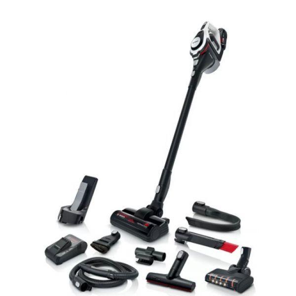 Aspirador Vertical BOSCH Serie 8 BSS825ALL (Altura 127,7 cm - Preto e Branco)