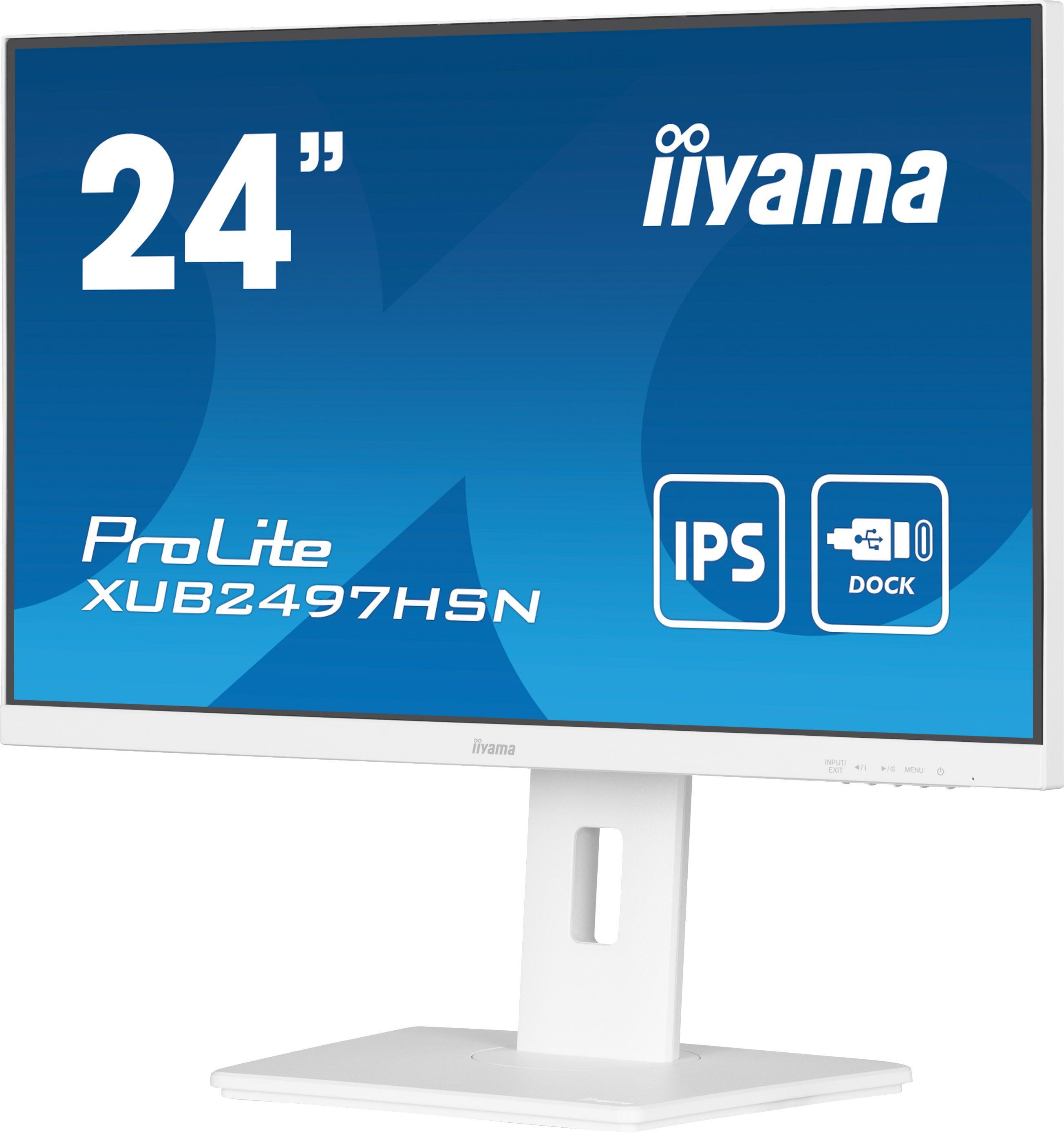 Monitor IIYAMA ProLite XUB2497HSN-W2 (23,8" - IPS - 100 Hz - Branco) — miniatura 3