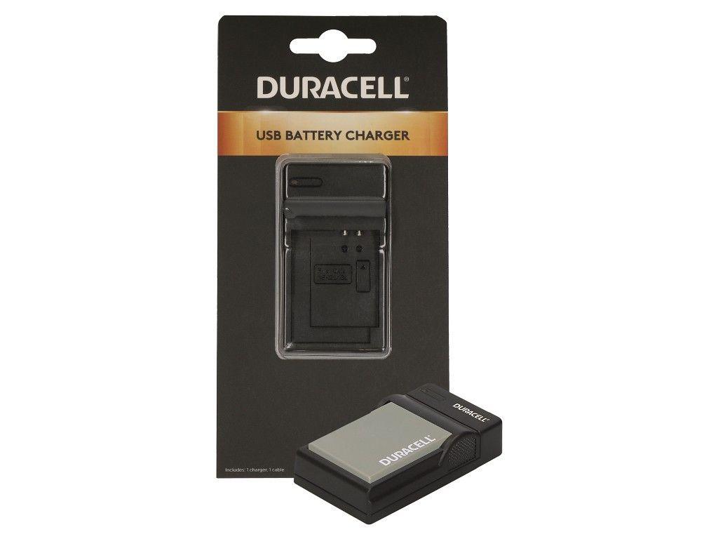Carregador de Bateria para Câmara DURACELL DRO5945 (USB - Preto)