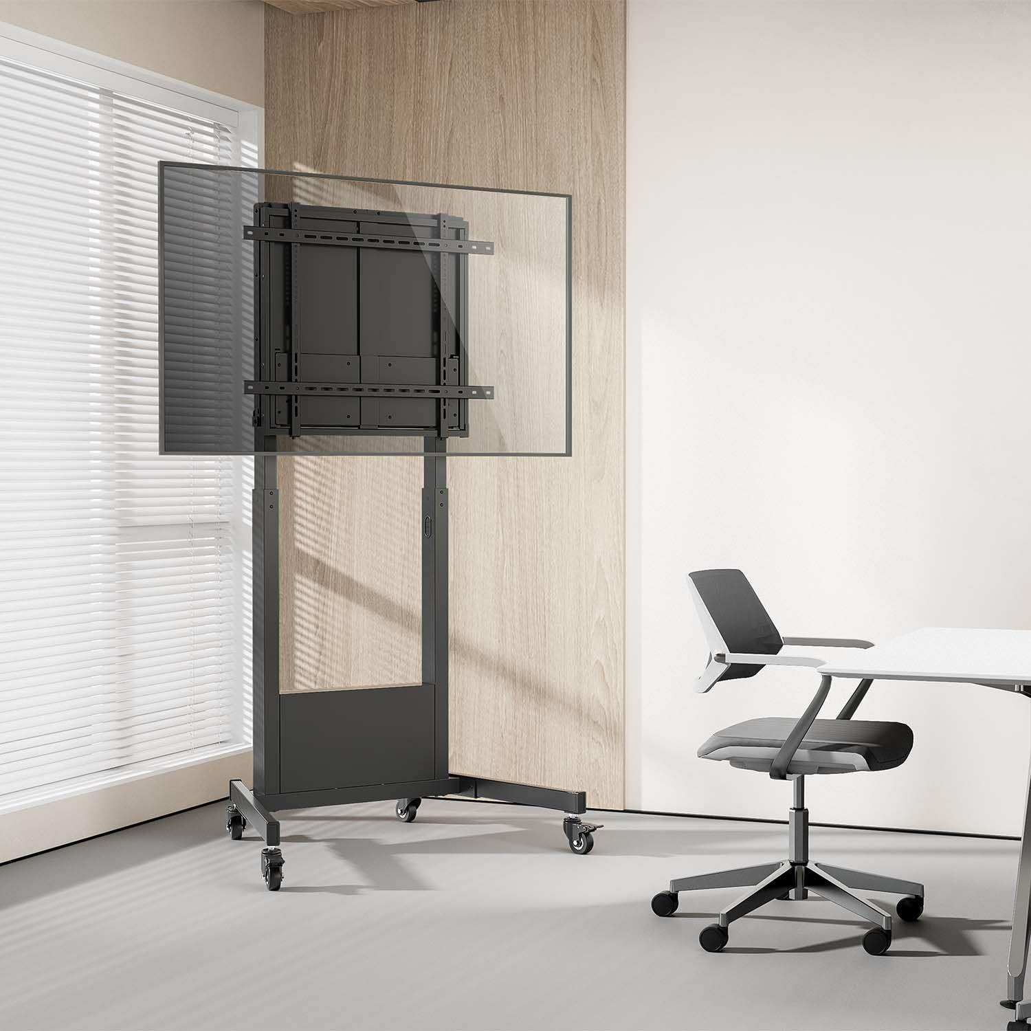 Suporte de Chão para TV AISENS FT100E-263 (800 x 600 mm - 200 x 200 mm - 2,54 m - Preto), miniatura 5