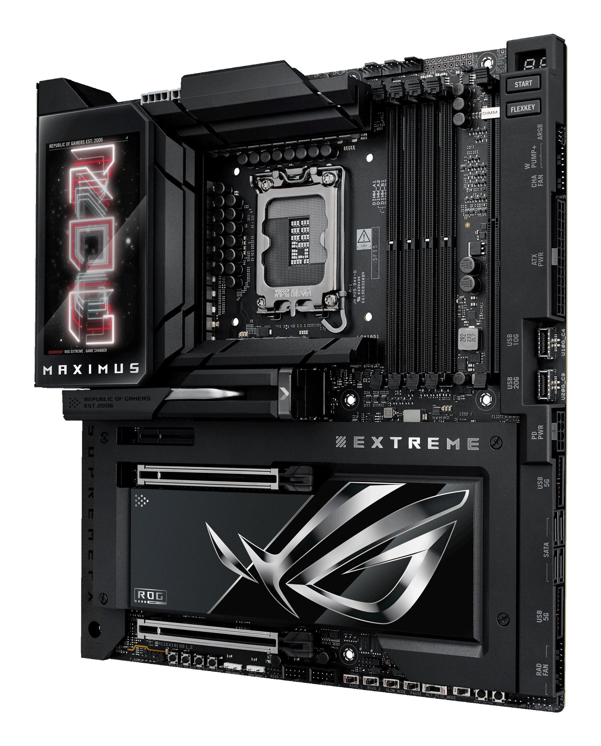 Motherboard ASUS ROG MAXIMUS Z890 EXTREME (LGA 1851 (Socket V1) - Intel Core Ultra - EATX - Preto), miniatura 4