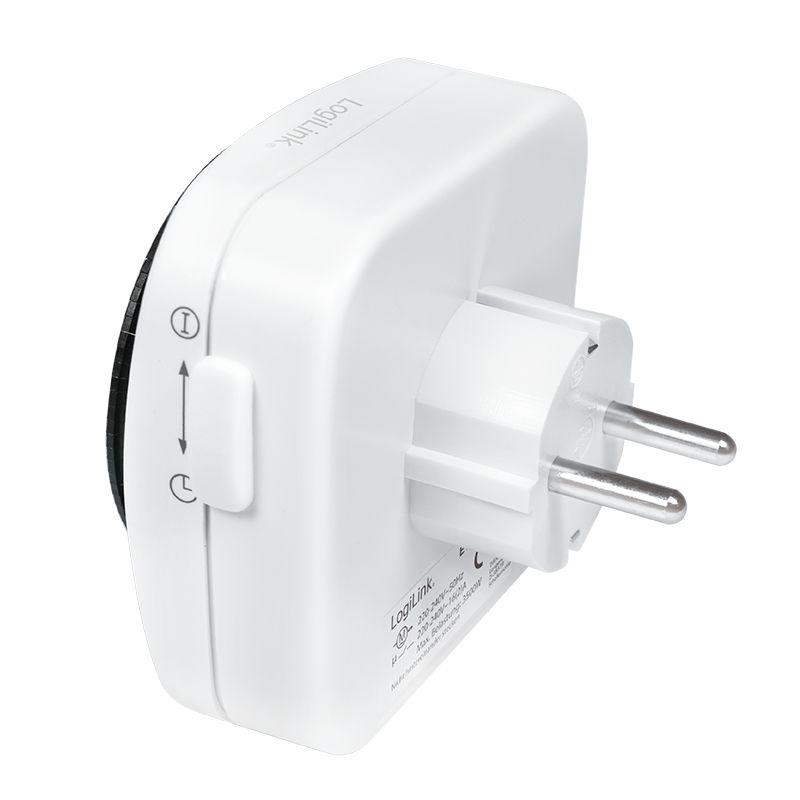Temporizador de Tomada LOGILINK ET0011 (Branco), miniatura 3
