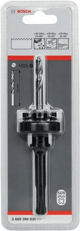 Adaptador para Serra Craneana BOSCH 2609390036 (Aço rápido retificado - Preto)