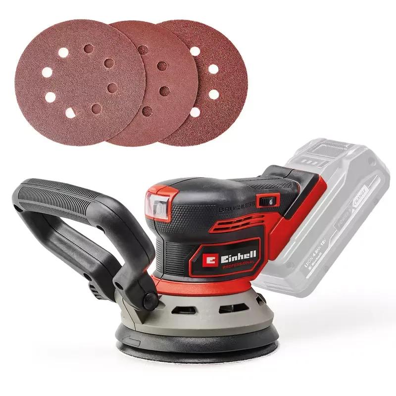Lixadora Roto-Orbital EINHELL TP-RS 18/32 Li BL-Solo (18 V - Power X-Change - Vermelho/Preto)
