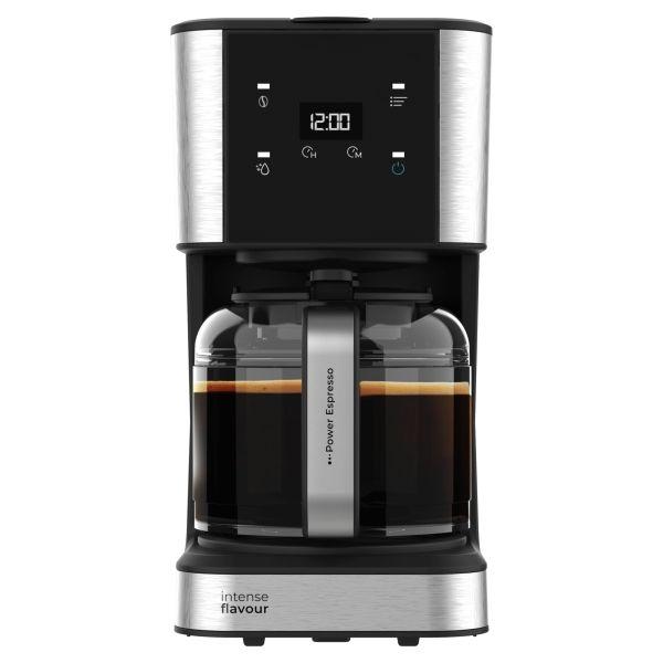 Máquina de Café de Filtro CECOTEC Coffee 66 Drop & Touch (Café moído - 950 W - 1,5 l - Preto e Inox)