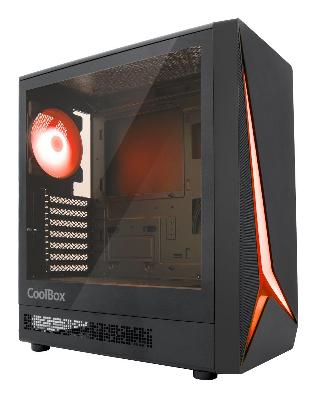 Caixa de Computador COOLBOX GA450 Star Light (ATX, Micro ATX, Mini-ITX - Tower - ARGB multicolorida - Preto) — miniatura 2