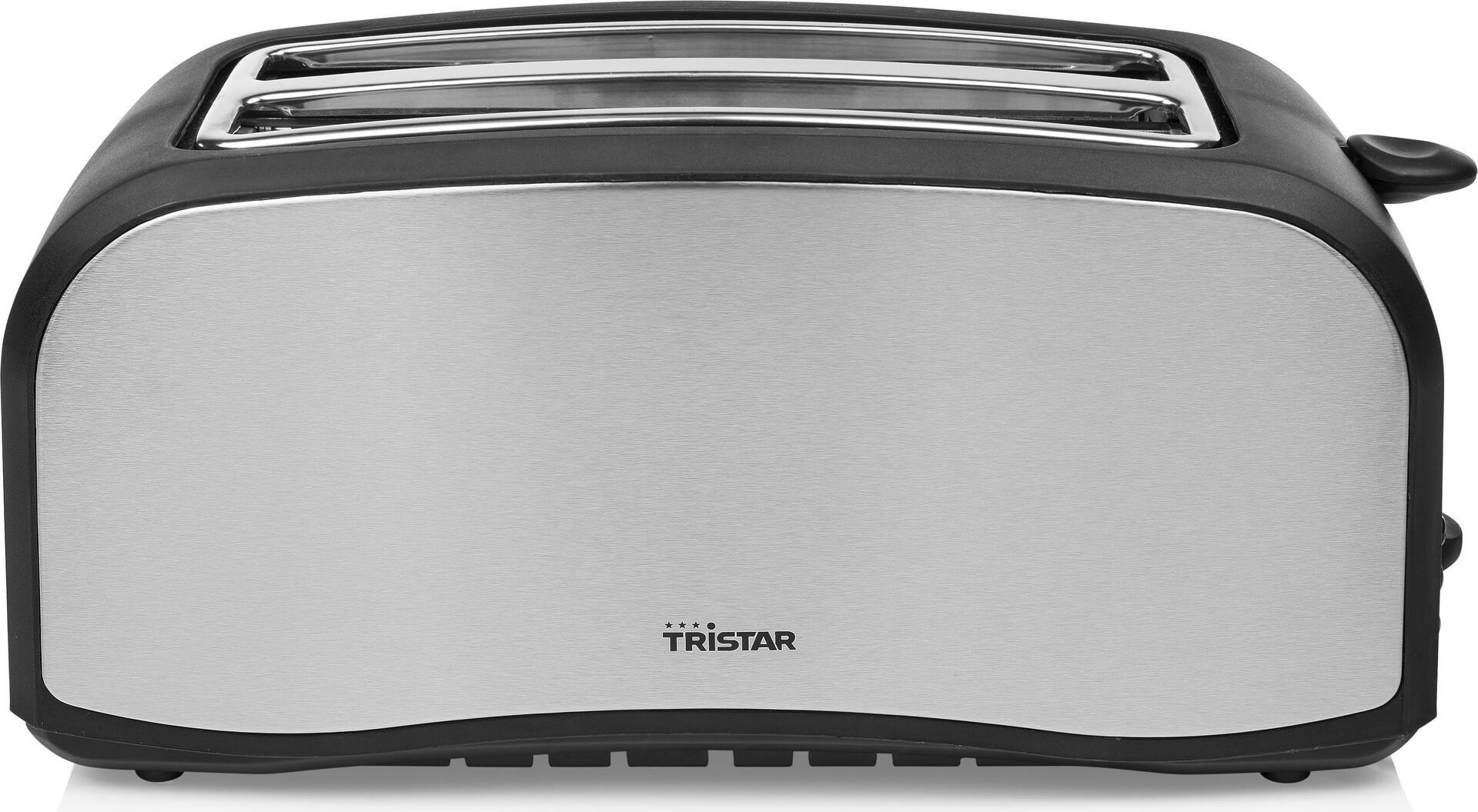 Torradeira TRISTAR BR-1046 (1400 W - 4 fatias - Aço inoxidável - Preto e Inox)