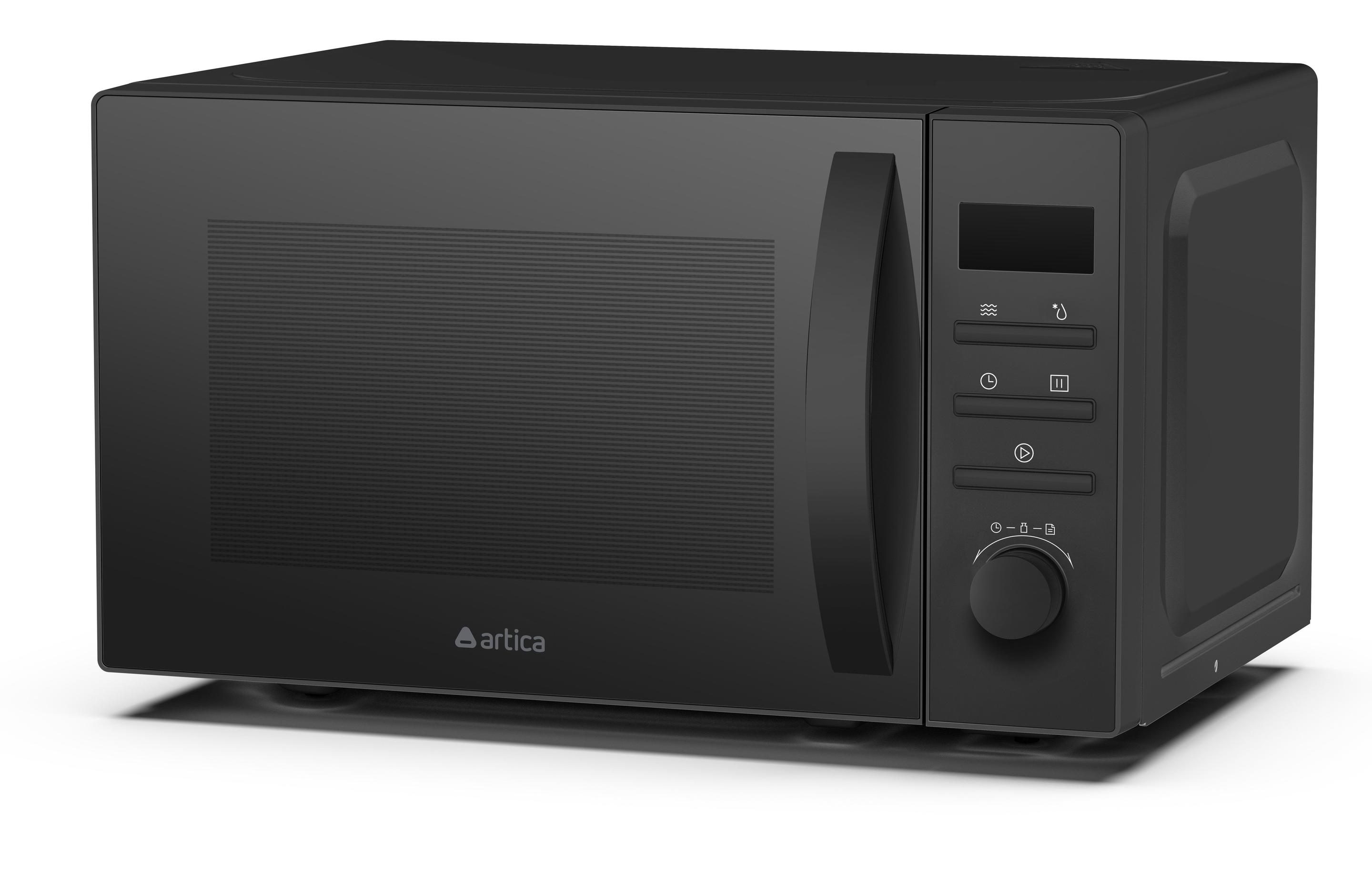 Micro-ondas Independente ARTICA AMW2041DB (700 W - 20 L - Botões, rotativos - Preto)