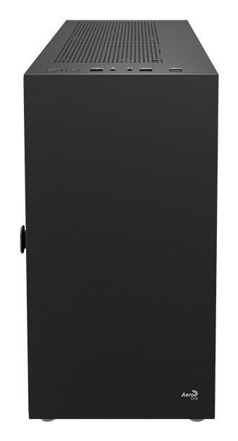 Caixa de Computador AEROCOOL CS-111-G-BK-V1 (Micro ATX, Mini-ITX - Mini Tower - SPCC, aço - Preto) — miniatura 2