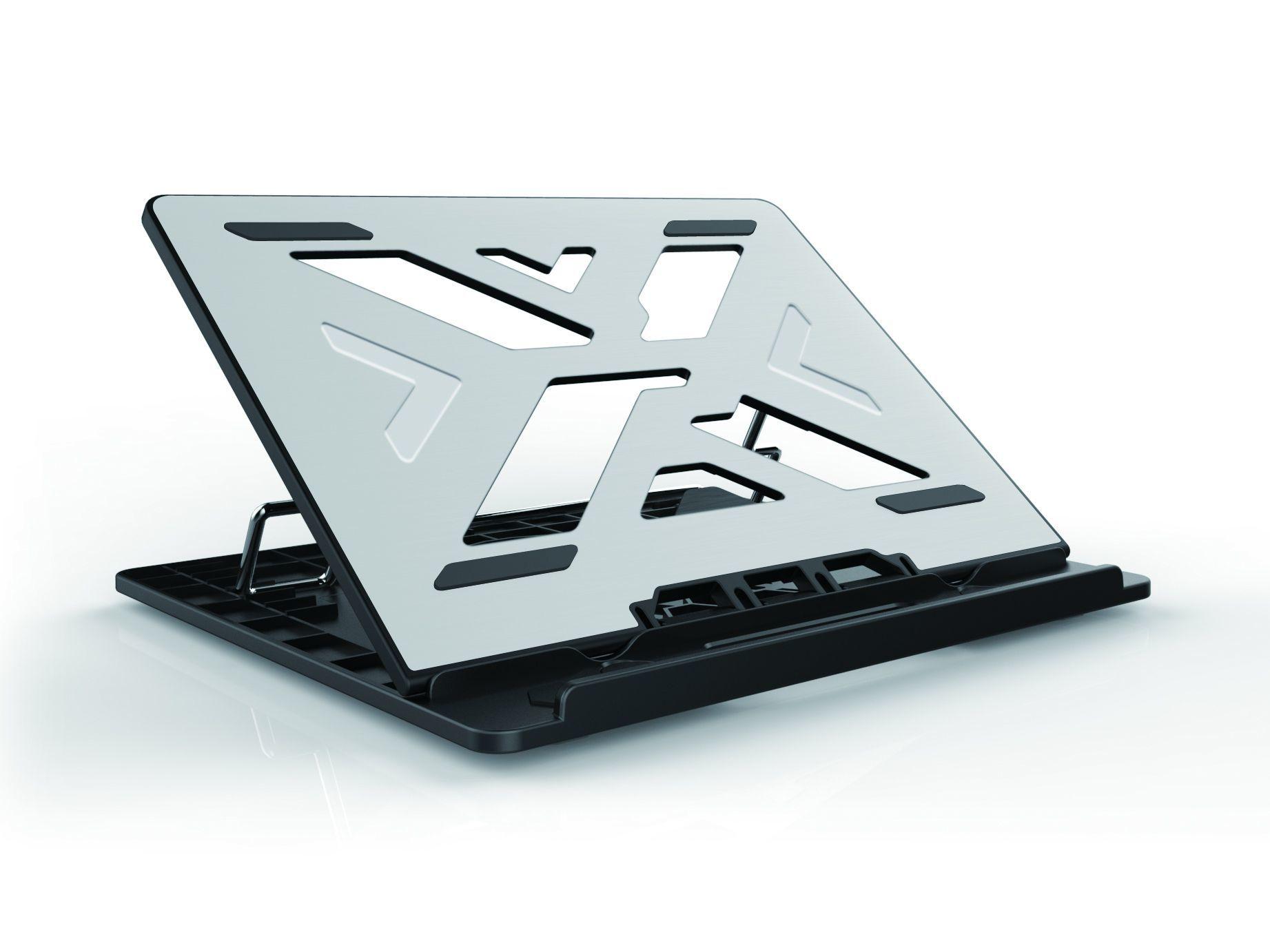 Suporte de Refrigeração para Portátil CONCEPTRONIC THANA ERGO S (39,6 cm - Cinzento)