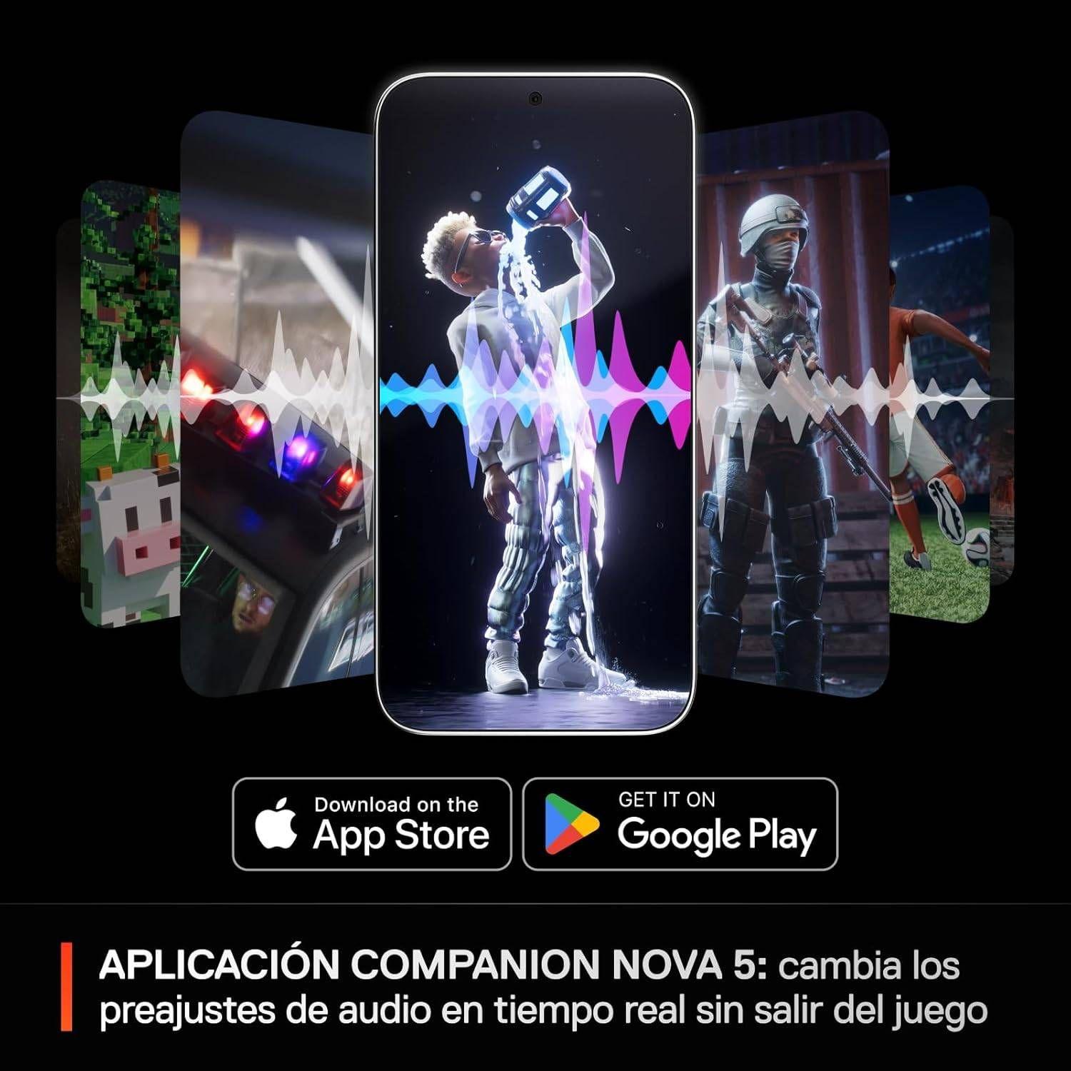 Headset Gaming STEELSERIES Arctis Nova 5X Wireless (Binaural - Sem fios - Supra-aural - Branco) — miniatura 4