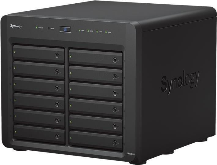 NAS SYNOLOGY DiskStation DS3622xs+ (16 GB - 12 baias - Preto)