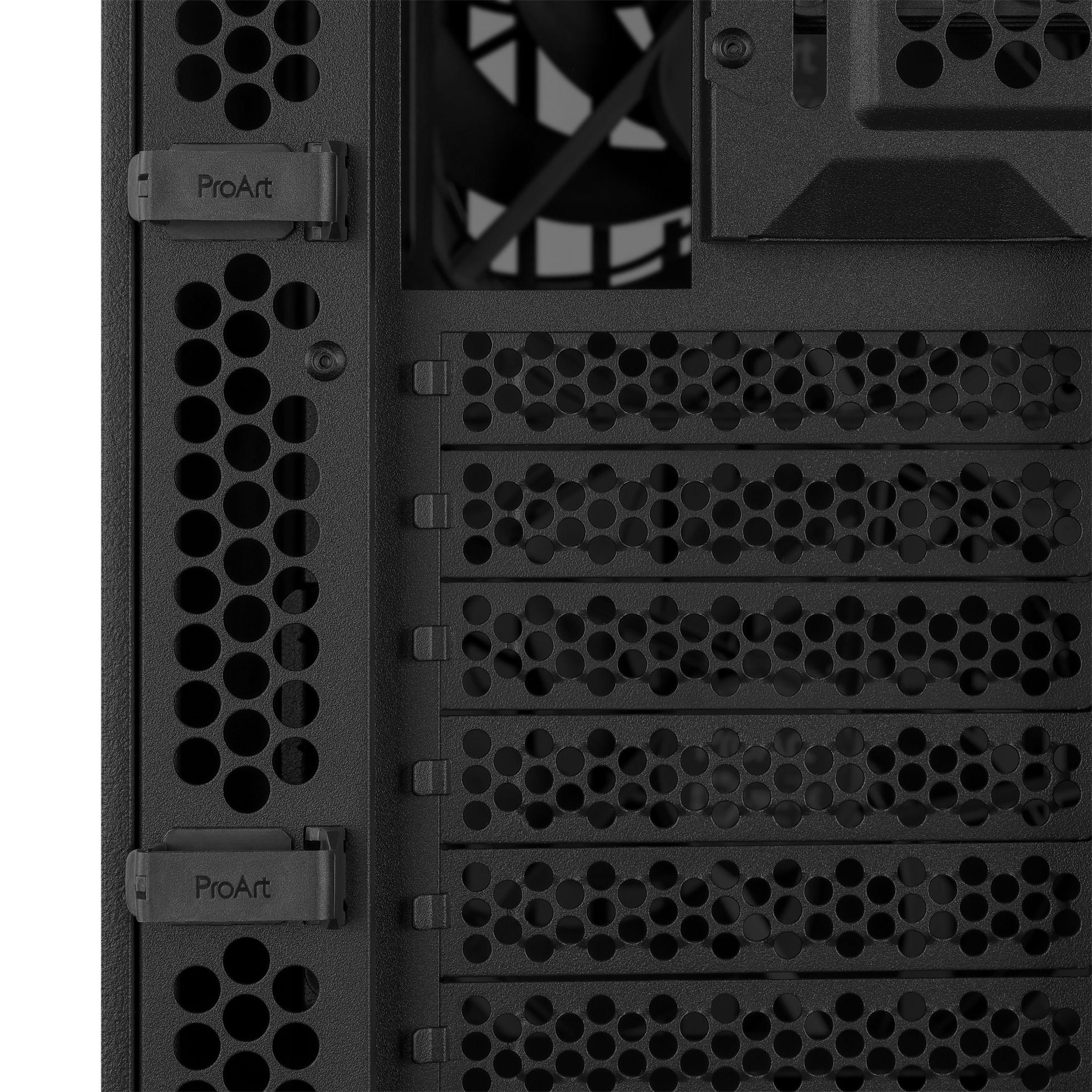 Caixa PC ASUS ProArt PA401 Wood TG PWM (Torre - Vidro temperado, Madeira - 16 cm - Preto), miniatura 17