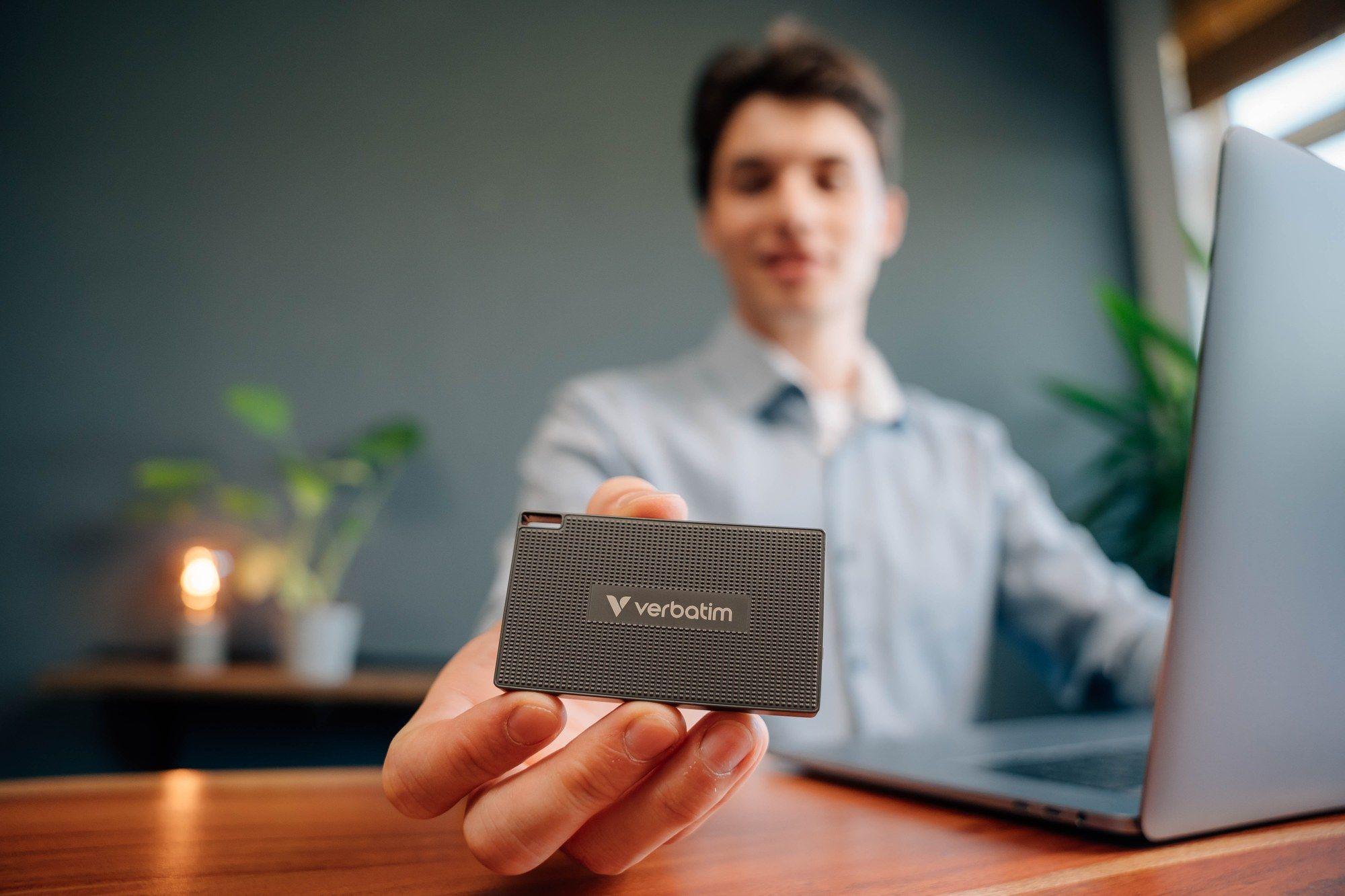 SSD VERBATIM Metal Mini SSD 32031 (1 TB - M.2 - USB 3.2 Gen 2x2 - Cinzento), miniatura 8