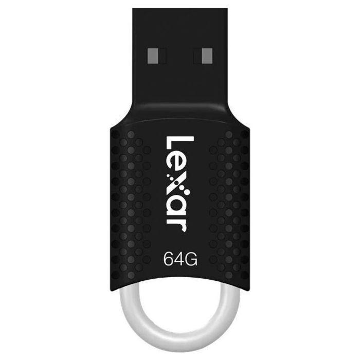 Pen USB LEXAR JumpDrive V40 (USB 2.0 - Sem tampa - Preto) — miniatura 2