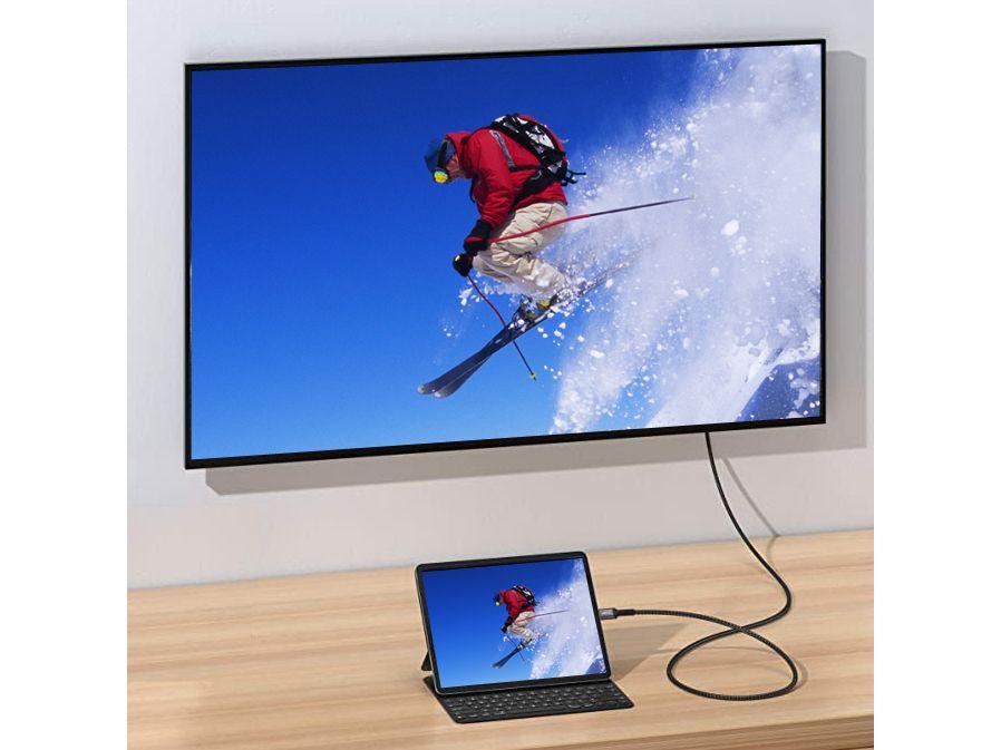 Cabo USB-C para DisplayPort EQUIP 133421 (1 m - USB Type-C - Preto) — miniatura 6