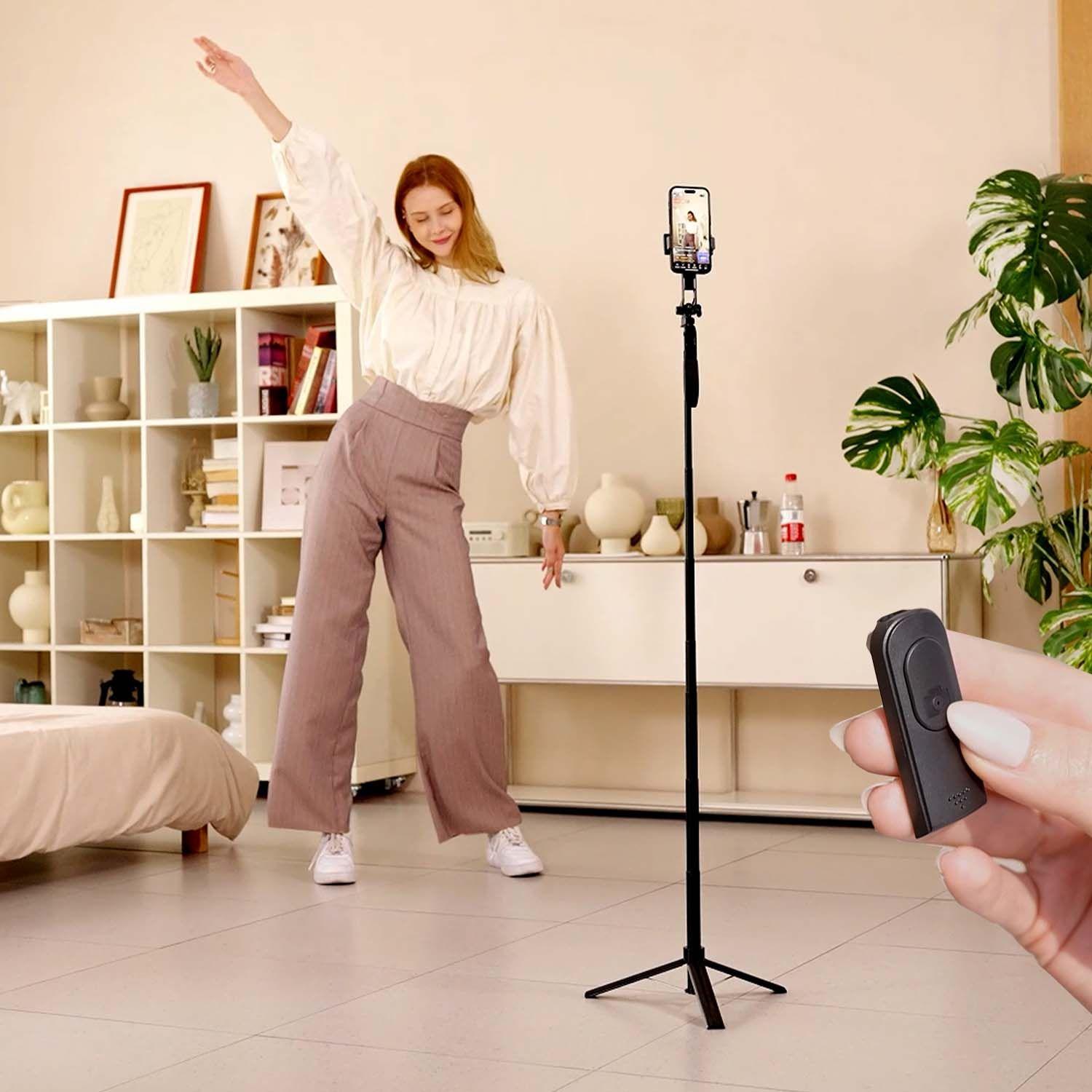 Bastão Tripé para Selfies AISENS SS01ST-299 (Preto) — miniatura 6