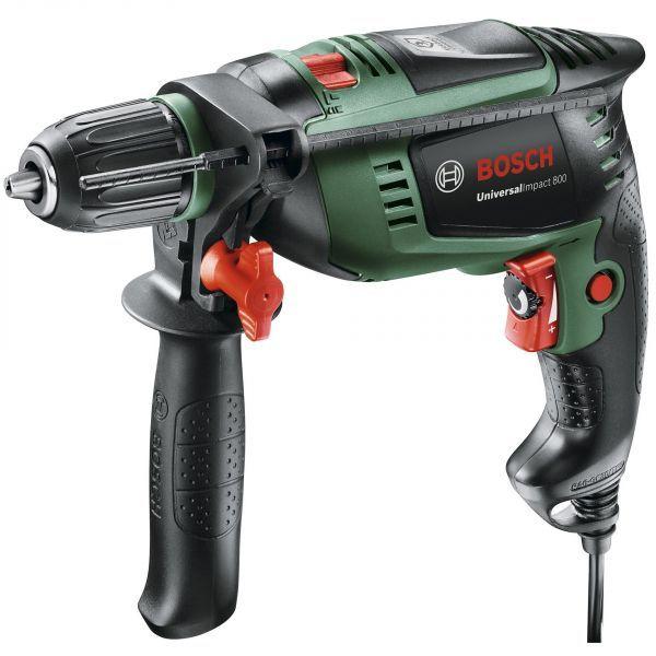 Berbequim Percutor BOSCH UniversalImpact 800 (Verde e Preto) — miniatura 2
