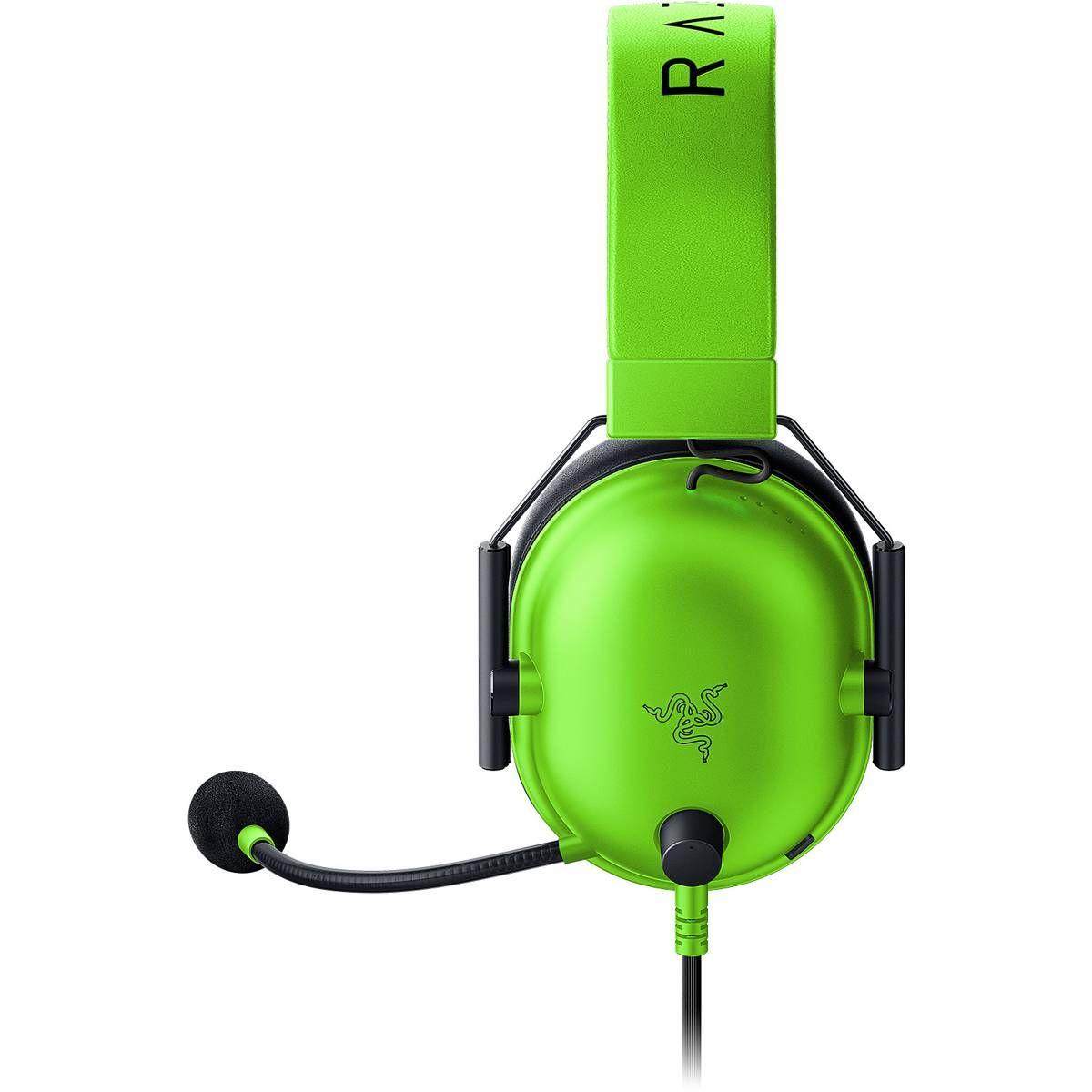 Headset Gaming RAZER BlackShark V2 X (Binaural - Com fios - Circum-aural - Verde e Preto) — miniatura 4