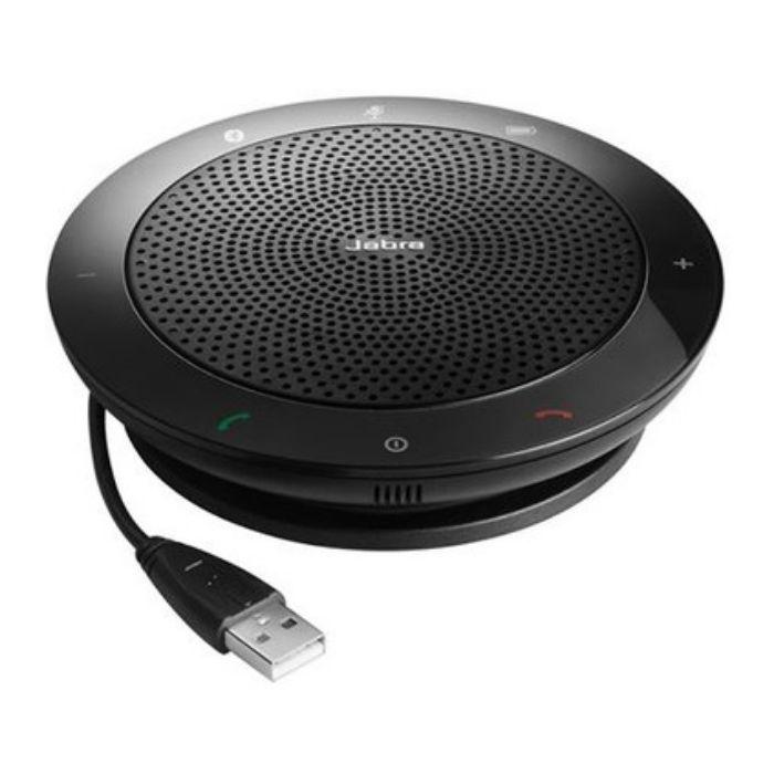 Speakerphone JABRA Speak 510 MS (Com fios e sem fios - Universal - USB/Bluetooth - Preto) — miniatura 3